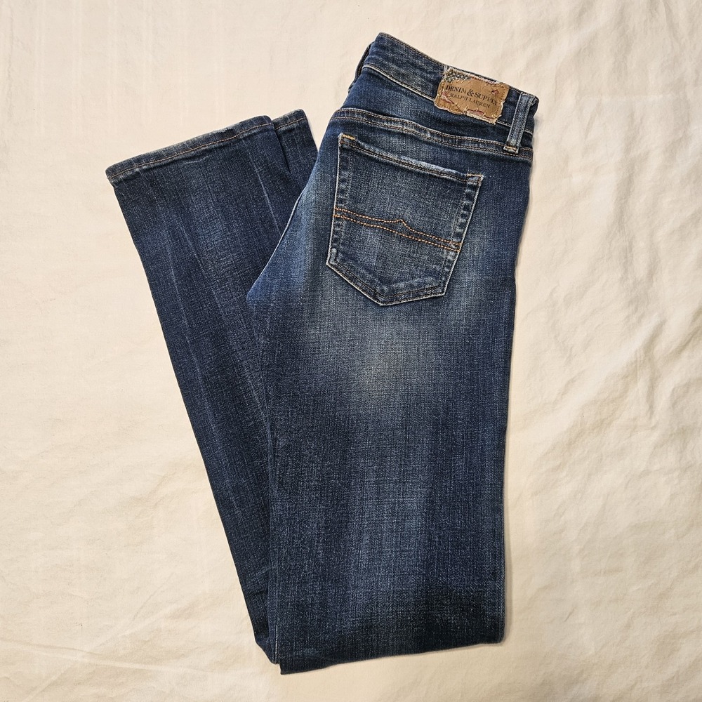 Denim and Supply Ralph Lauren Jeans Womens Straight Leg 27x32 Dark Wash‎